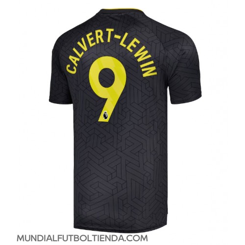 Camiseta Everton Dominic Calvert-Lewin #9 Segunda Equipación Replica 2024-25 mangas cortas